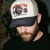 Kasket - Black River Gambler Cotton Cap (off-white/beige/marineblå)
