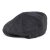 Sixpence / Flat cap - Jaxon Pure Wool Harlem Newsboy Cap (mørkegrå)