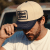 Kasket - Black River Denver Cotton Snapback (creme/marineblå)