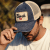 Kasket - Black River Toledo Washed Trucker (marineblå/creme)