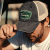 Kasket - Black River Sacramento Washed Trucker (sort/creme)