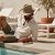 Stråhat - Gårda Agulo Natural Straw Trilby (natur/creme)