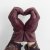 Handsker - HK Women's Hairsheep Leather Glove with Wool Lining (Rød)