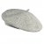 Baret - Gårda Annecy Wool Beret (lysegrå)