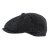 Sixpence / Flat cap - Gårda Premium Consett Wool Newsboy (sort)