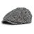 Sixpence / Flat cap - Gårda Coulter Newsboy (sort/hvid)