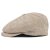 Sixpence / Flat cap - Gårda Crispin Striped Newsboy (beige)