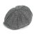 Sixpence / Flat cap - Gårda Digby Newsboy Cap (sort/hvid)