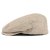 Sixpence / Flat cap - Gårda Edington Striped Sixpence (beige)