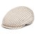 Sixpence / Flat cap - Gårda Gargery Striped Sixpence (beige)