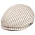 Sixpence / Flat cap - Gårda Gargery Striped Sixpence (beige)