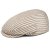 Sixpence / Flat cap - Gårda Gargery Striped Sixpence (beige)