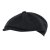 Sixpence / Flat cap - Gårda Premium Larkhall Wool Newsboy (sort)