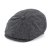 Sixpence / Flat cap - Gårda Premium Oakham Wool Newsboy (sort/hvid)