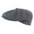 Sixpence / Flat cap - Gårda Premium Oakham Wool Newsboy (sort/hvid)