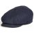 Sixpence / Flat cap - Gårda Palizzi Marina Linen Newsboy Cap (mørkeblå)