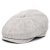 Sixpence / Flat cap - Gårda Palizzi Marina Linen Newsboy Cap (lysegrå)