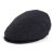 Sixpence / Flat cap - Gårda Premium Selby Wool Sixpence (sort)