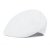 Sixpence / Flat cap - Gårda Vico Cotton Flat Cap (hvid)