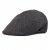 Gubbkeps / Flat cap - Gårda Tallone Linen Flat Cap (mörkgrå)