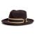 Hatte - Gårda Belluno Crushable Wool felt Fedora (brun)
