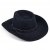Hatte - Gårda Bowmont Crushable Wool felt Western hat (blå)