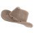 Hatte - Gårda Bowmont Crushable Wool felt Western hat (greige)