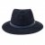 Hatte - Gårda Braga Wool felt Fedora (marineblå)