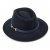 Hatte - Gårda Braga Wool felt Fedora (marineblå)