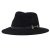 Hatte - Gårda Braga Wool felt Fedora (sort)