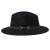 Hatte - Gårda Braga Wool felt Fedora (sort)