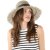 Stråhat - Gårda Dubrovnik Sun Hat (naturlig/sort)