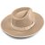 Hatte - Gårda Mapleton Wide brimmed Fedora (beige)