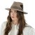 Hatte - Gårda Molinella Crushable Wool felt Fedora (greige)
