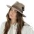 Hatte - Gårda Molinella Crushable Wool felt Fedora (greige)