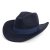 Hatte - Gårda Pocatello Crushable Wool felt Western hat (blå)