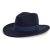 Hatte - Gårda Pocatello Crushable Wool felt Western hat (blå)
