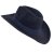 Hatte - Gårda Pocatello Crushable Wool felt Western hat (blå)