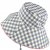 Hatte - Gårda Poppy Checkered sun hat (blå)
