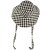 Hatte - Gårda Poppy Checkered sun hat (sort)