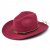 Hatte - Gårda Toquerville Crushable Wool felt Western hat (rød)