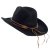 Hatte - Gårda Toquerville Crushable Wool felt Western hat (sort)