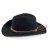 Hatte - Gårda Toquerville Crushable Wool felt Western hat (sort)
