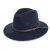 Hatte - Gårda Vicenza Crushable Wool felt Fedora (blå)