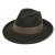 Hatte - Gårda Volterra Fedora Wool Hat (militærgrøn/beige)