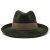 Hatte - Gårda Volterra Fedora Wool Hat (militærgrøn/beige)