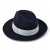 Hatte - Gårda Volterra Fedora Wool Hat (marineblå/off-white)