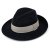 Hatte - Gårda Volterra Fedora Wool Hat (sort/creme)