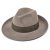Hatte - Gårda Volterra Fedora Wool Hat (taupe/militærgrøn)