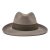 Hatte - Gårda Volterra Fedora Wool Hat (taupe/militærgrøn)